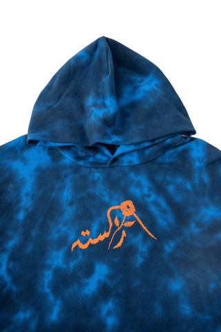 Digink collab tye dye hoodie