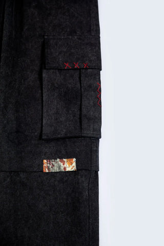 Midnight Khaddar Utility Cargo