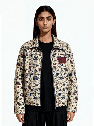 Reversible Ajrak friends & family jacket