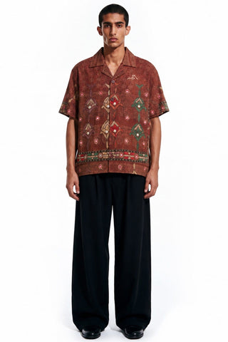 Phulkari Button Down