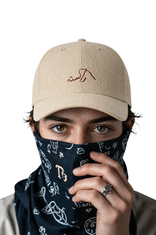 Sand Khaddar Cap