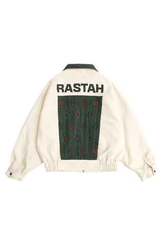 "95" emerald dream bomber jacket