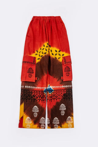 Khaddar Tie Dye Trousers