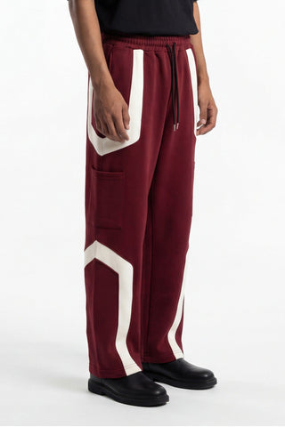 Trackline wide-leg sweatpants