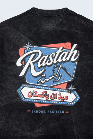 Lahore Retro Acid Wash Tee