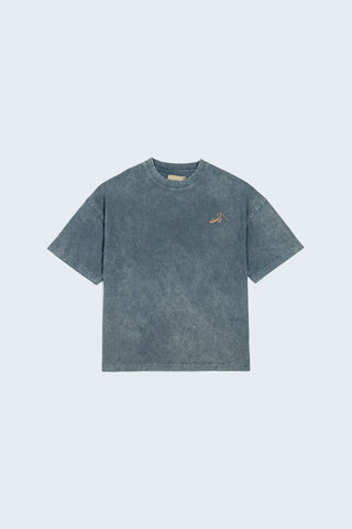 Azure Acid Wash made in PAK T-shirt (V6)