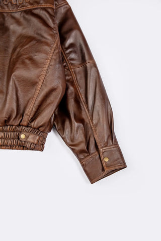 Heritage Leather Bomber Jacket