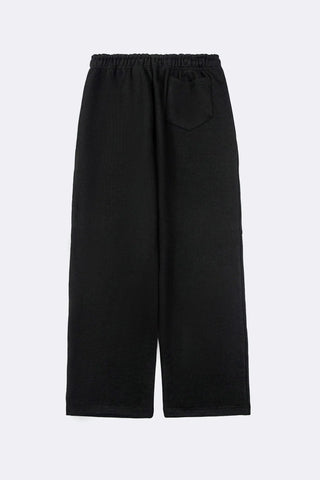 Black Terry Knit Bottoms