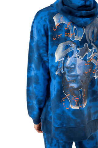 Digink collab tye dye hoodie