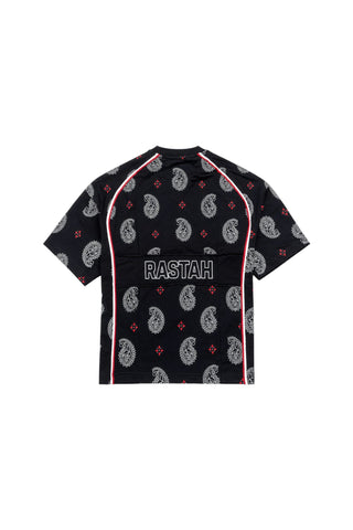 BLACK T SHIRT FIFA PIPING