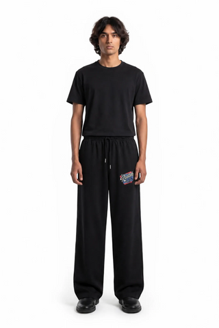 Black Terry Knit Bottoms