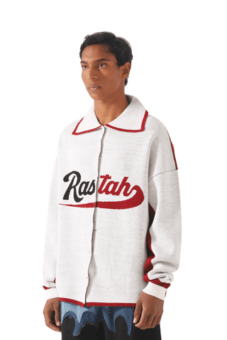 "Babe ruth" knit sweater
