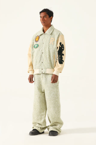 "Rastah rebels" varsity jacket