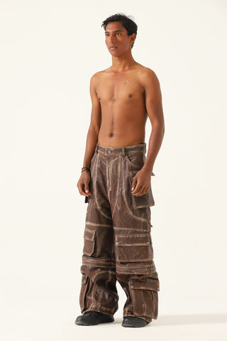"Bowery nights" leather pants