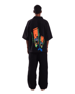 "Time traveller" button-down