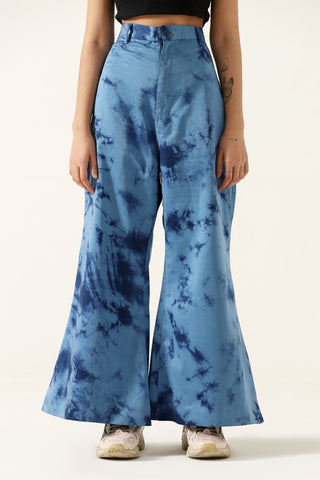 "AFTER HOURS" Marble print trousers