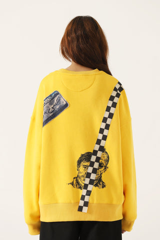 "Taxi driver" screen print sweatshirt