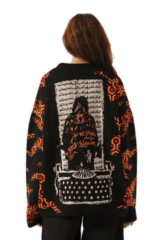 "The shining" jacquard knit sweater