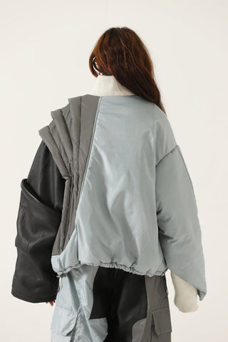 "2001" paneled time travel jacket
