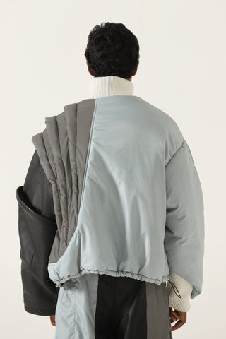 "2001" paneled time travel jacket