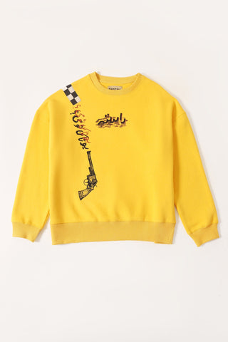 "Taxi driver" screen print sweatshirt
