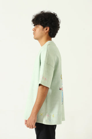 "Kabhi khushi kabhi gham" ocean green T-shirt
