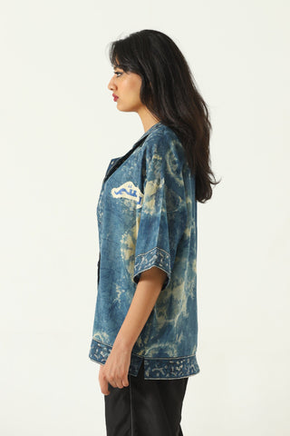 "Mithi" hand dyed button-down