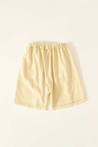 Handwoven logo shorts