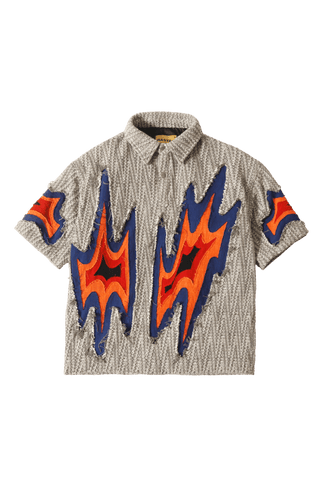"Fireflies in the mist" button-down