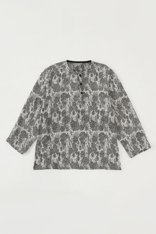 "Delhi" handwoven jacqaurd shirt
