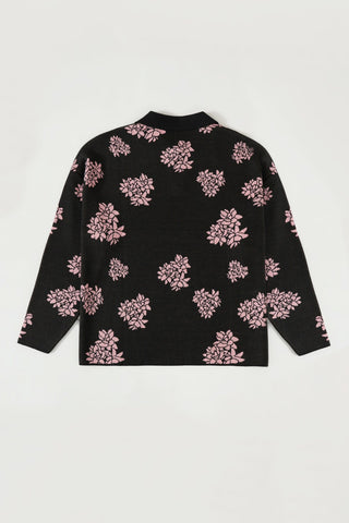 "Jasmine garden" knit sweatshirt