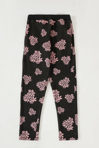 "Jasmine garden" knit sweatpants