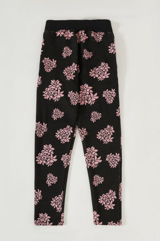 "Jasmine garden" knit sweatpants