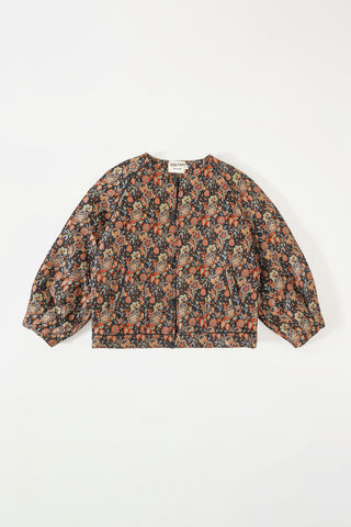 "Raj" silk jamawar oversized bomber