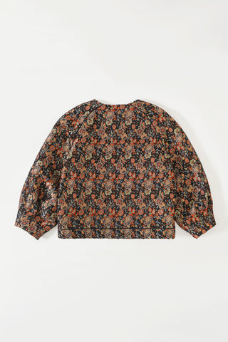 "Raj" silk jamawar oversized bomber