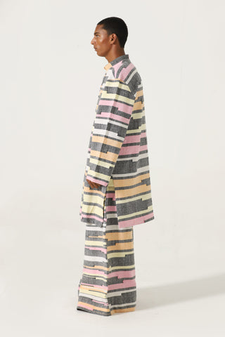 Kasuri jacquard kameez