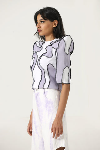 Upcycled paneled top