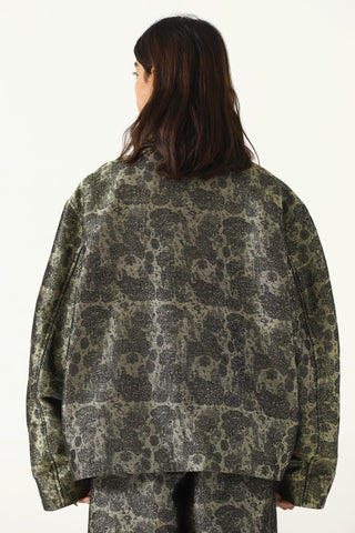 "Chamak" handwoven jacquard jacket