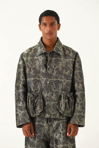 "Chamak" handwoven jacquard jacket