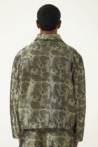"Chamak" handwoven jacquard jacket