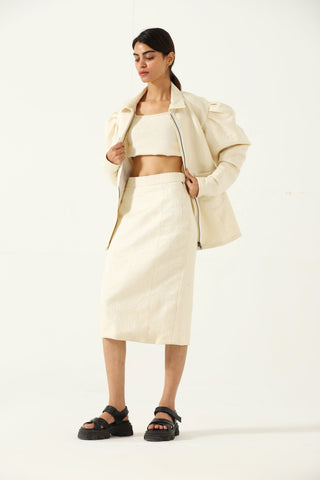 Silk jacqaurd co ord set