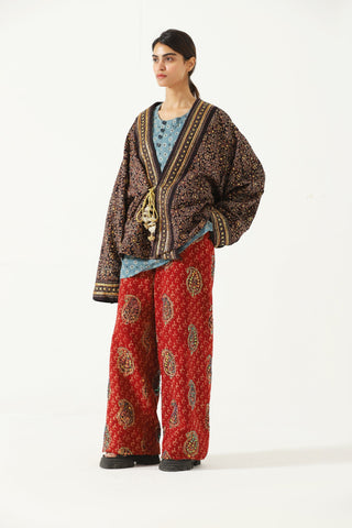 "Rajasthan" hand block print trousers