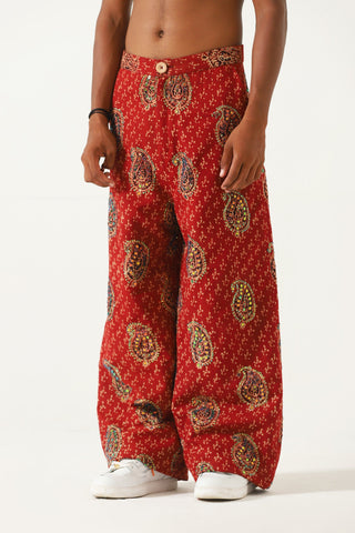 "Rajasthan" hand block print trousers