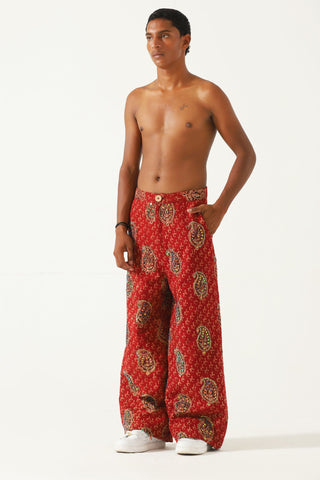 "Rajasthan" hand block print trousers