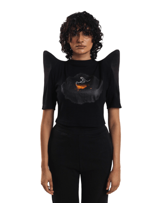 "Cavalry ground" crop top