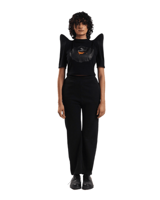 "Cavalry ground" crop top