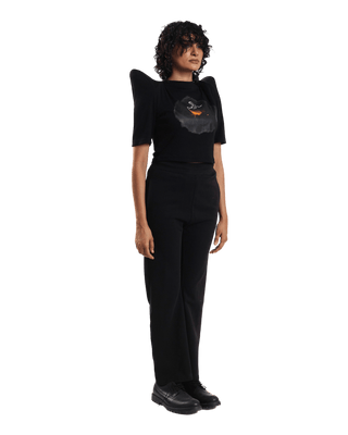 "Cavalry ground" crop top