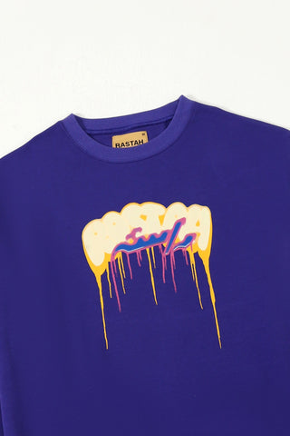 "All eyes on me" purple sweatshirt