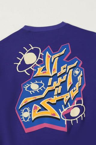 "All eyes on me" purple sweatshirt