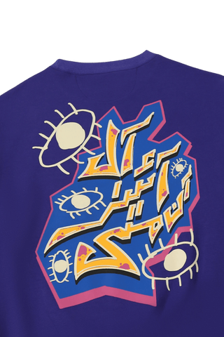 "All eyes on me" purple sweatshirt